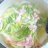 たっぷり白菜のコンソメ煮